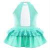 VernLan Girls Sequins Sleeveless Ruffle Hem Tutu Dress Kids Ballerina Ballet Leotard Dancewear Performance Costume Mint Green 4 Years view 2