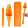 SHEWEE Flexi + Case - Reusable Pee Funnel - Flexible, Larger Version of The Original Female Urination Device Since 1999!  Pumpkin view 1