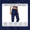 Haowind Joggers for Women with Pockets Elastic Waist Workout Sport Gym Pants Comfy Lounge Yoga Running Pants(Navy Blue M) view 4