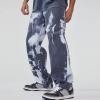 DIYAGO MEN Baggy Jeans Mens Straight Wide Leg Casual Teen Vintage Streetwear Hip Hop Trendy Denim Pant Fashion Designer Long Length Trouser, 11-blue, X-Large view 3
