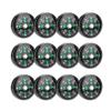12 Pcs Button Compass, 20mm Mini Pocket Oil Filled Compass, Precise Direction, Clear and Easy to Read, for Hiking Camping Outdoor Activities Accessory view 1