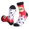Ainuno Mens Christmas Socks Size 10-13 Funny Christmas Socks for Men Cotton Crew Socks Red Crazy Ugly Xmas Quarter Socks Fun Dress Socks Cute Christmas Accessories Calcetines De Navidad Mini Length view 3