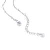 PAVOI 14K White Gold Plated Bead Chain Necklace | Ball Station Chain Necklaces For Women view 3