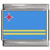 Aruba Flag Italian Charm view 1