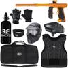 Action Village Empire Mini GS TP Level 3 Protector Paintball Gun Package Kit (Dust Orange/Dust Gold, Glove Size: Large/X-Large) view 1