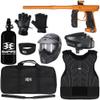 Action Village Empire Mini GS TP Level 3 Protector Paintball Gun Package Kit (Dust Orange/Dust Orange, Glove Size: Large/X-Large)