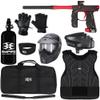 Action Village Empire Mini GS TP Level 3 Protector Paintball Gun Package Kit (Dust Black/Dust Red, Glove Size: Small/Medium) view 1