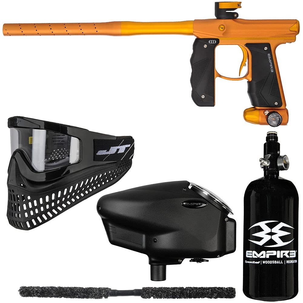 Action Village Empire Mini GS TP Super Paintball Gun Package Kit (Dust Orange/Dust Gold)