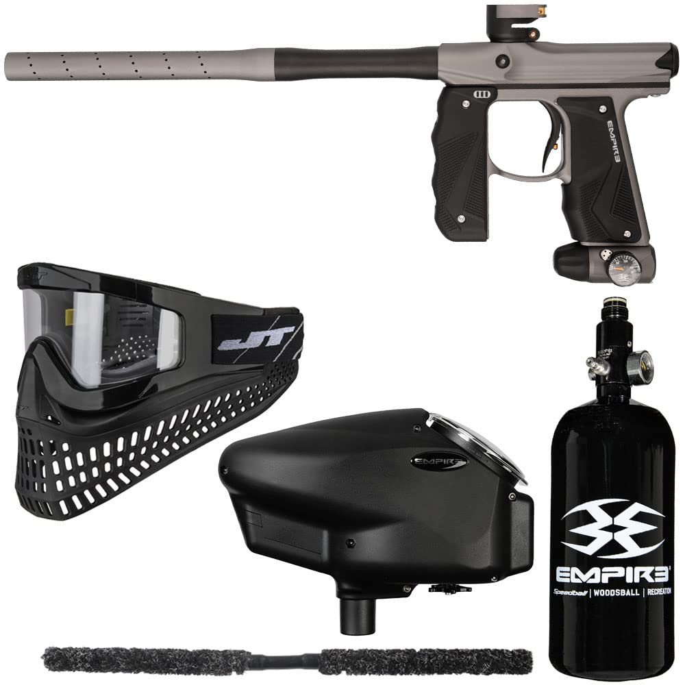 Action Village Empire Mini GS TP Super Paintball Gun Package Kit (Dust Dark Grey/Dust Black)