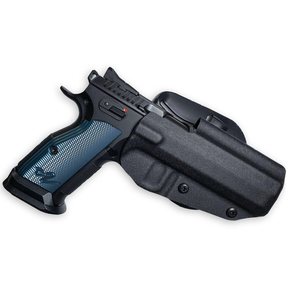 OWB Paddle Holster - Outside The Waistband fits CZ Tactical Sport 2 (Black, Right)