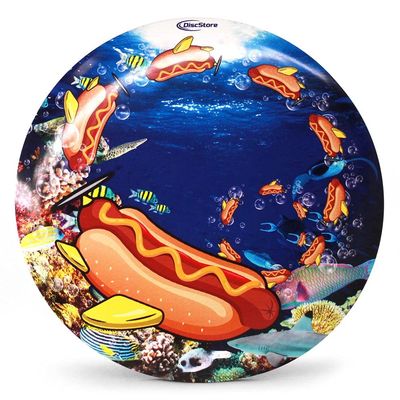 Discraft ESP Buzzz Supercolor Midrange Disc Golf Disc - Custom Design Discraft Discs - Straight Flying and Great for All Skill Levels - Free Mini Marker Included - Sea Dogs