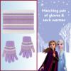 Disney Frozen Girls Toddler Winter Hat, Scarf and Mittens Set 2-4 Or Frozen Elsa & Anna Hat, Scarves and Kids Gloves Sets 4-7 view 4