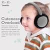 Brook + Bay Fuzzy Earmuffs for Kids - Furry Ear Muffs for Winter - Adjustable Faux Fur Cold Weather Earmuff - Orejeras para el Frio - Cute Knitted Unisex for Girls & Boys view 2