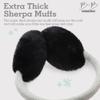Brook + Bay Fuzzy Earmuffs for Kids - Furry Ear Muffs for Winter - Adjustable Faux Fur Cold Weather Earmuff - Orejeras para el Frio - Cute Knitted Unisex for Girls & Boys view 4