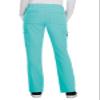 KOI Betsy Johnson Buttercup Women's 6-Pocket Slim Fit Scrub Pants Fresh Mint XX-Small view 2