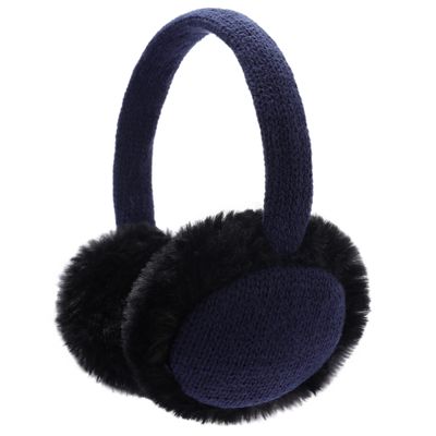 Brook + Bay Fuzzy Earmuffs for Kids - Furry Ear Muffs for Winter - Adjustable Faux Fur Cold Weather Earmuff - Orejeras para el Frio - Cute Knitted Unisex for Girls & Boys