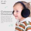 Brook + Bay Fuzzy Earmuffs for Kids - Furry Ear Muffs for Winter - Adjustable Faux Fur Cold Weather Earmuff - Orejeras para el Frio - Cute Knitted Unisex for Girls & Boys view 2