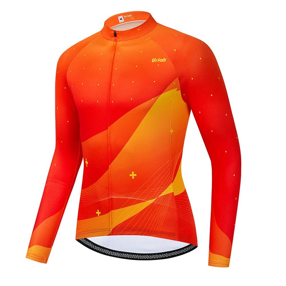 Uriah Men's Cycling Jacket Long Sleeve Abstract Sky Size L(CN)