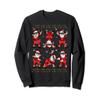 Christmas Dancing Santa Dance Challenge Boys Toddlers Kids Sweatshirt view 1