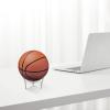 CANIPHA Acrylic Ball Stand Holder,Ball Display Stand for Football Basketball Soccer Ball Holder,Rugby Ball Volleyball Sports Ball Storage Rack,Trophy Autograph Memorabilia Display Cases(Clear,3 Pcs) view 2