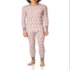 Fruit of the Loom Men's Recycled Waffle Thermal Underwear Set (Top and Bottom), Fair Isle White, X-Large