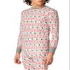 Fruit of the Loom Men's Recycled Waffle Thermal Underwear Set (Top and Bottom), Fair Isle White, X-Large view 3