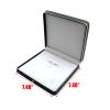 MY MIRONEY Big PU Leather Wedding Jewelry Sets Box Blackish Green Necklace Earring Ring Display Case Bracelet Storage Holder Jewelry Box Storage Organizer (7.48" x 7.48" x 1.57") view 2