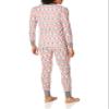 Fruit of the Loom Men's Recycled Waffle Thermal Underwear Set (Top and Bottom), Fair Isle White, 2X view 3