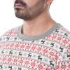 Fruit of the Loom Men's Recycled Waffle Thermal Underwear Set (Top and Bottom), Fair Isle White, 2X view 4