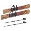 Whitewoods Outlander 139cm Cross Country Ski Set - Snowshoe Grip, Nordic Glide, Brown