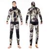 Men Wetsuit 5mm Neoprene Open Cell Diving Suit 2pcs-Set Spearfishing Scuba Wet Suit view 1