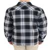 AIRNINE Men's Heavy Weight Quilted Lined Plaid Flannel Shirt Jacket (S to 5XL) (Black_2212, 4X-Large) view 3