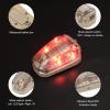 NOBUHIRO Tactical Helmet Signal Light Optional 4 Modes with Visible LED + IR Constant-on/Strobe, Waterproof Ladybird Survival Identification Lamp for Outdoor Sports view 4