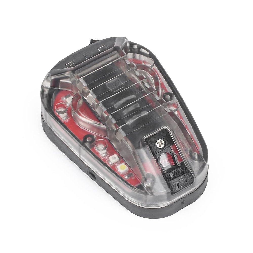 NOBUHIRO Tactical Helmet Signal Light Optional 4 Modes with Visible LED + IR Constant-on/Strobe, Waterproof Ladybird Survival Identification Lamp for Outdoor Sports