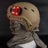 NOBUHIRO Tactical Helmet Signal Light Optional 4 Modes with Visible LED + IR Constant-on/Strobe, Waterproof Ladybird Survival Identification Lamp for Outdoor Sports view 3
