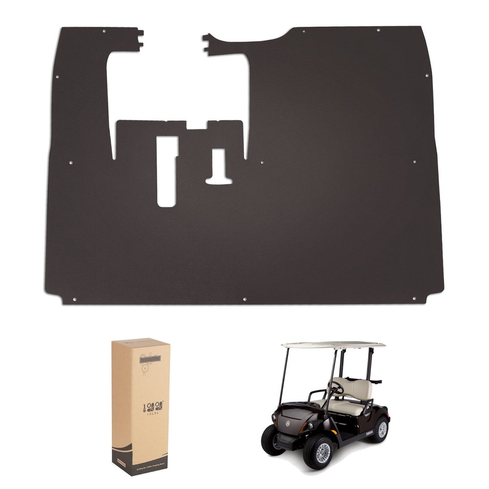 10L0L Golf Cart Floor Liner Mat Full Coverage for Yamaha G29 Drive - Heavy Duty Rubber Replacement Mat for Yamaha G29 - One Pieces Design 0.2 Inches JW1-K8233-30-00