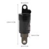 Ladieshow HLT100 Bike Oil Spring Shock Absorber Electric Bike Mountain Bicycle Rear Shock Absorber 0.3in Mountain Bike Accessories(125 * 16) view 3