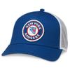 AMERICAN NEEDLE Valin Officially Licensed NHL Hockey New York Rangers Adjustable Snapback Baseball Hat, Valin Collection, White/Royal (42962A-NYR-WHRO) view 1