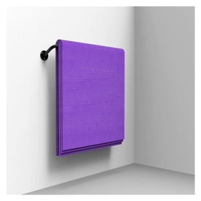 ZXXL Yoga Mat Holder Wall Mount,Hanging Yoga Mat Rack for Exercise Mat,Home Gym Organizer,Easy Install,Hardware Included