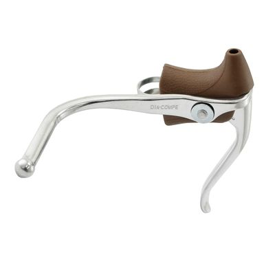 DIA-COMPE DC165EX Duel Brake Levers Extension Safety Double, Brown,DP2424
