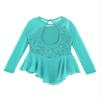 VernLan Kids Big Girls Mesh Splice Figure Ice Skating Dress Ballet Dance Leotard Skirts Performance Competition Costumes Mint Green 4 Years view 4