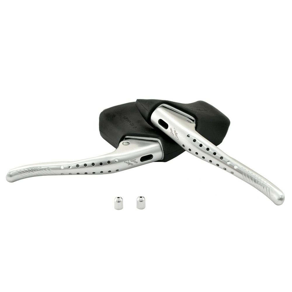 DIA-COMPE GC07H Aero Drilled Road Bike Drop Bar Brake Levers Set, Black, DP2425