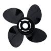 CAPTAIN 4 Blades Boat Propeller 13x17, 15 Spline Tooth Outboard Motor Prop, RH, Charging Cable for Mercury Engines 40 50 60 70 75 80 90 100 115 125 140 150 HP Aluminum Parts view 4