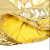Manyakai Kids Girls Boys Shiny Metallic Dance Harem Pants Athletic Leggings Hip Hop Street Dancewear Gold 14 Years view 2