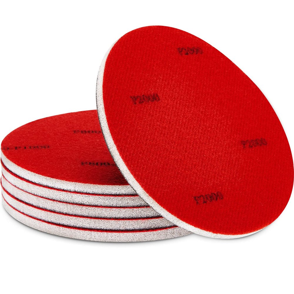 6 Pieces Bowling Sanding Pads 2000 Grit Bowling Ball Sanding Kit Accessories Resurfacing Polishing Cleaning Kit for Sports Ball Clean Display