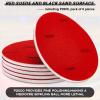 6 Pieces Bowling Sanding Pads 2000 Grit Bowling Ball Sanding Kit Accessories Resurfacing Polishing Cleaning Kit for Sports Ball Clean Display view 4