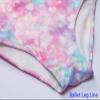 Domusgo Leotard for Girls Gymnastics Long Sleeve Size 6-7 Years Old Glitter Rainbow Love Heart Dance Outfits view 4