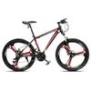 FUFU 24-inch Mountain Bike,24-Speed Bike,Full Suspension Gear,Double Disc Brakes,Adult Bicycle (Color : B) view 1