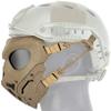 PJ Tactical Fast Helmet with Adjustable Airsoft Mask Skull Full Face MaskSuitable for Airsoft Paintball, Halloween, Role-Playing, Costume Parties and Movie Props view 4