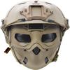PJ Tactical Fast Helmet with Adjustable Airsoft Mask Skull Full Face MaskSuitable for Airsoft Paintball, Halloween, Role-Playing, Costume Parties and Movie Props view 1